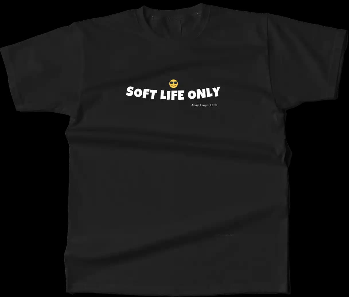 Black Unisex Cotton Tee